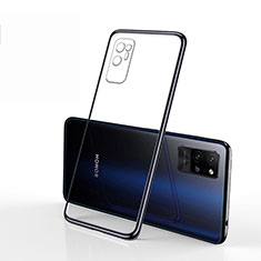 Silikon Schutzhülle Ultra Dünn Flexible Tasche Durchsichtig Transparent S01 für Huawei Honor Play4 Pro 5G Schwarz