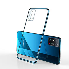 Silikon Schutzhülle Ultra Dünn Flexible Tasche Durchsichtig Transparent S01 für Huawei Honor X10 Max 5G Blau