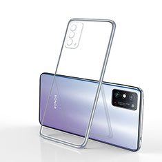 Silikon Schutzhülle Ultra Dünn Flexible Tasche Durchsichtig Transparent S01 für Huawei Honor X10 Max 5G Silber