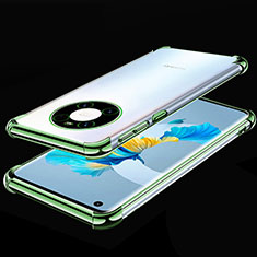 Silikon Schutzhülle Ultra Dünn Flexible Tasche Durchsichtig Transparent S01 für Huawei Mate 40 Grün