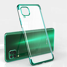 Silikon Schutzhülle Ultra Dünn Flexible Tasche Durchsichtig Transparent S01 für Huawei Nova 6 SE Grün