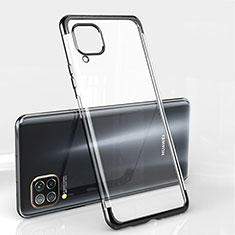 Silikon Schutzhülle Ultra Dünn Flexible Tasche Durchsichtig Transparent S01 für Huawei P40 Lite Schwarz