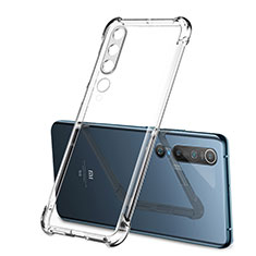 Silikon Schutzhülle Ultra Dünn Flexible Tasche Durchsichtig Transparent S01 für Xiaomi Mi 10 Klar