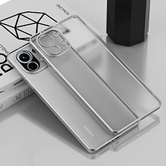 Silikon Schutzhülle Ultra Dünn Flexible Tasche Durchsichtig Transparent S01 für Xiaomi Mi 11 Lite 5G Silber