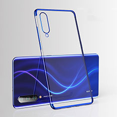 Silikon Schutzhülle Ultra Dünn Flexible Tasche Durchsichtig Transparent S01 für Xiaomi Mi A3 Blau