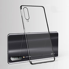 Silikon Schutzhülle Ultra Dünn Flexible Tasche Durchsichtig Transparent S01 für Xiaomi Mi A3 Schwarz