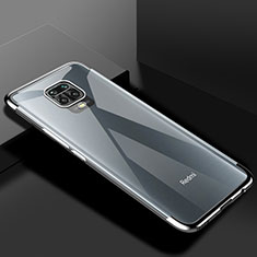 Silikon Schutzhülle Ultra Dünn Flexible Tasche Durchsichtig Transparent S01 für Xiaomi Poco M2 Pro Silber