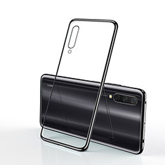 Silikon Schutzhülle Ultra Dünn Flexible Tasche Durchsichtig Transparent S02 für Xiaomi Mi A3 Schwarz