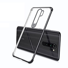 Silikon Schutzhülle Ultra Dünn Flexible Tasche Durchsichtig Transparent S02 für Xiaomi Redmi Note 8 Pro Schwarz