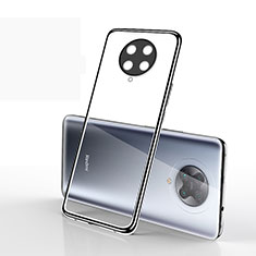 Silikon Schutzhülle Ultra Dünn Flexible Tasche Durchsichtig Transparent S03 für Xiaomi Poco F2 Pro Schwarz
