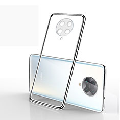 Silikon Schutzhülle Ultra Dünn Flexible Tasche Durchsichtig Transparent S03 für Xiaomi Redmi K30 Pro 5G Silber
