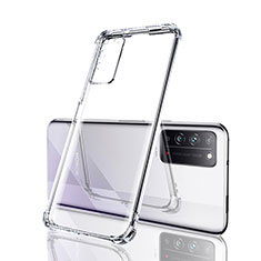 Silikon Schutzhülle Ultra Dünn Flexible Tasche Durchsichtig Transparent S04 für Huawei Honor X10 5G Klar