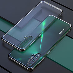 Silikon Schutzhülle Ultra Dünn Flexible Tasche Durchsichtig Transparent S04 für Huawei Nova 5 Pro Schwarz