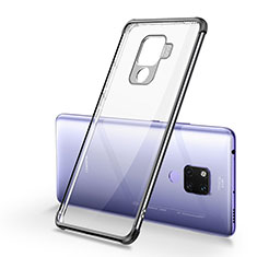 Silikon Schutzhülle Ultra Dünn Flexible Tasche Durchsichtig Transparent S05 für Huawei Mate 20 X 5G Schwarz