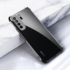 Silikon Schutzhülle Ultra Dünn Flexible Tasche Durchsichtig Transparent S05 für Huawei Nova 7 SE 5G Schwarz