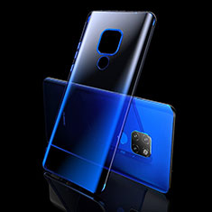 Silikon Schutzhülle Ultra Dünn Flexible Tasche Durchsichtig Transparent S08 für Huawei Mate 20 X 5G Blau