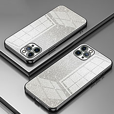 Silikon Schutzhülle Ultra Dünn Flexible Tasche Durchsichtig Transparent SY1 für Apple iPhone 11 Pro Max Schwarz