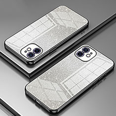 Silikon Schutzhülle Ultra Dünn Flexible Tasche Durchsichtig Transparent SY1 für Apple iPhone 11 Schwarz