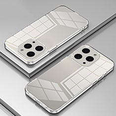 Silikon Schutzhülle Ultra Dünn Flexible Tasche Durchsichtig Transparent SY1 für Apple iPhone 14 Pro Max Klar