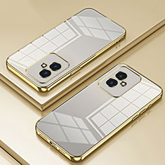 Silikon Schutzhülle Ultra Dünn Flexible Tasche Durchsichtig Transparent SY1 für Huawei Honor 100 5G Gold