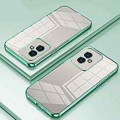 Silikon Schutzhülle Ultra Dünn Flexible Tasche Durchsichtig Transparent SY1 für Huawei Honor 100 5G Grün