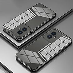 Silikon Schutzhülle Ultra Dünn Flexible Tasche Durchsichtig Transparent SY1 für Huawei Honor 100 5G Schwarz