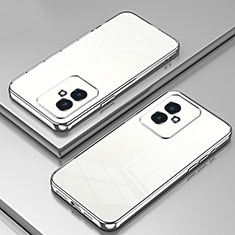 Silikon Schutzhülle Ultra Dünn Flexible Tasche Durchsichtig Transparent SY1 für Huawei Honor 100 5G Silber