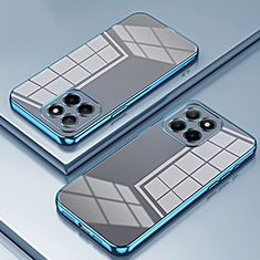 Silikon Schutzhülle Ultra Dünn Flexible Tasche Durchsichtig Transparent SY1 für Huawei Honor X6a Blau