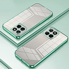 Silikon Schutzhülle Ultra Dünn Flexible Tasche Durchsichtig Transparent SY1 für Huawei Honor X6a Grün
