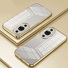 Silikon Schutzhülle Ultra Dünn Flexible Tasche Durchsichtig Transparent SY1 für Huawei Nova 11 Ultra Gold