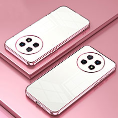 Silikon Schutzhülle Ultra Dünn Flexible Tasche Durchsichtig Transparent SY1 für Huawei Nova Y91 Rosegold
