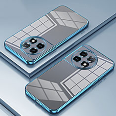 Silikon Schutzhülle Ultra Dünn Flexible Tasche Durchsichtig Transparent SY1 für OnePlus 11 5G Blau