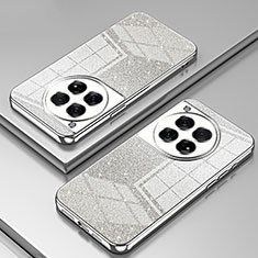 Silikon Schutzhülle Ultra Dünn Flexible Tasche Durchsichtig Transparent SY1 für OnePlus 12R 5G Silber