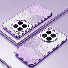 Silikon Schutzhülle Ultra Dünn Flexible Tasche Durchsichtig Transparent SY1 für OnePlus 12R 5G Violett