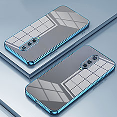 Silikon Schutzhülle Ultra Dünn Flexible Tasche Durchsichtig Transparent SY1 für OnePlus 8 Blau