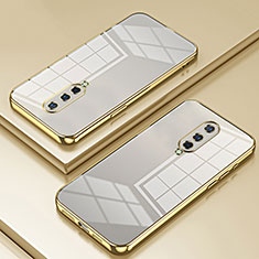 Silikon Schutzhülle Ultra Dünn Flexible Tasche Durchsichtig Transparent SY1 für OnePlus 8 Gold