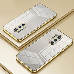 Silikon Schutzhülle Ultra Dünn Flexible Tasche Durchsichtig Transparent SY1 für OnePlus 8 Pro Gold