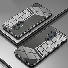 Silikon Schutzhülle Ultra Dünn Flexible Tasche Durchsichtig Transparent SY1 für OnePlus 8 Pro Schwarz