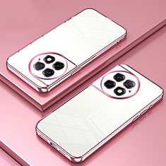 Silikon Schutzhülle Ultra Dünn Flexible Tasche Durchsichtig Transparent SY1 für OnePlus Ace 2 Pro 5G Rosegold