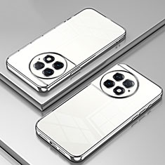 Silikon Schutzhülle Ultra Dünn Flexible Tasche Durchsichtig Transparent SY1 für OnePlus Ace 2 Pro 5G Silber