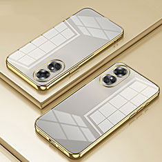 Silikon Schutzhülle Ultra Dünn Flexible Tasche Durchsichtig Transparent SY1 für Oppo A17 Gold