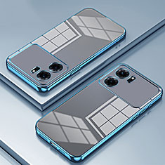 Silikon Schutzhülle Ultra Dünn Flexible Tasche Durchsichtig Transparent SY1 für Oppo K10 5G Blau