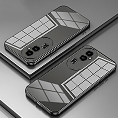 Silikon Schutzhülle Ultra Dünn Flexible Tasche Durchsichtig Transparent SY1 für Oppo Reno10 Pro+ Plus 5G Schwarz