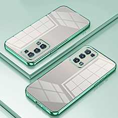 Silikon Schutzhülle Ultra Dünn Flexible Tasche Durchsichtig Transparent SY1 für Oppo Reno6 Pro+ Plus 5G Grün