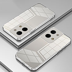 Silikon Schutzhülle Ultra Dünn Flexible Tasche Durchsichtig Transparent SY1 für Oppo Reno9 5G Klar