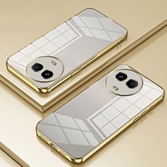 Silikon Schutzhülle Ultra Dünn Flexible Tasche Durchsichtig Transparent SY1 für Realme 11 5G Gold