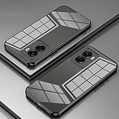 Silikon Schutzhülle Ultra Dünn Flexible Tasche Durchsichtig Transparent SY1 für Realme Narzo 50 5G Schwarz