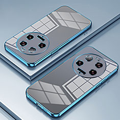 Silikon Schutzhülle Ultra Dünn Flexible Tasche Durchsichtig Transparent SY1 für Xiaomi Mi 13 Ultra 5G Blau
