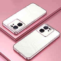 Silikon Schutzhülle Ultra Dünn Flexible Tasche Durchsichtig Transparent SY1 für Xiaomi Mi 13T 5G Rosegold