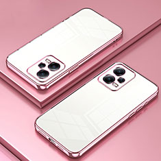 Silikon Schutzhülle Ultra Dünn Flexible Tasche Durchsichtig Transparent SY1 für Xiaomi Redmi Note 12 5G Rosegold